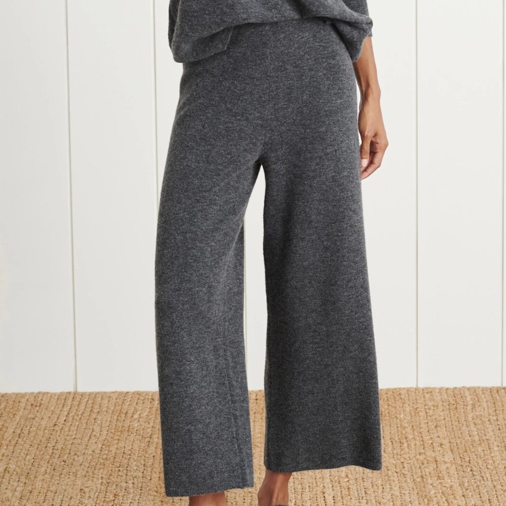 Jenni Kayne Marina Culottes Charcoal XXL--NWOT!